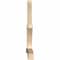 Ekena Millwork Davenport Rough Sawn Timber Gable Bracket, Douglas Fir, 108"W x 49"H x 4"D x 4"F, 11/12 Pitch GBW108X49X0404DAV00RDF - alternate 2